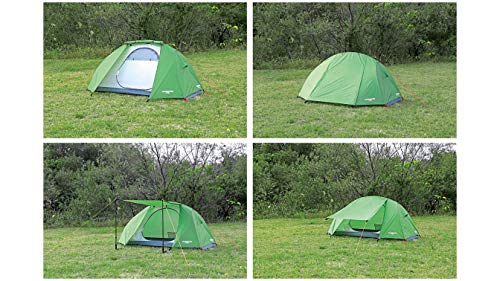 CAPTAIN STAG Trekker Solo Tent UV Green UA-0052, 1-Person