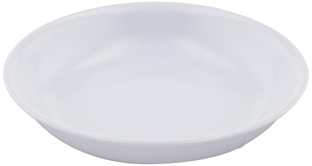 Nagao Unbreakable White Dishware, Medium Plate, 15cm, Made in Japan, No. 48