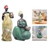 African women's statue, collector sculpture tribal lady figures resin Harz human