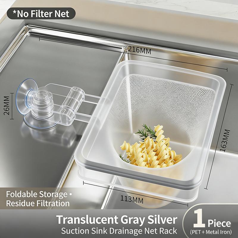 Kitchen Sink Filter Drainage Rack Disposable Residue Basket Fast Filter Water for Home Kitchen Cleanliness