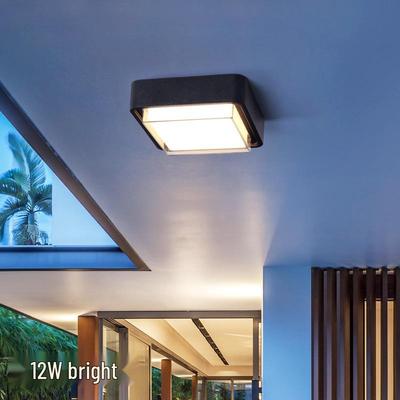 Große wasserdichte LED-Wandleuchte - Energiesparend, feuchtigkeitsgeschützt, ideal für Treppenhäuser & Flure