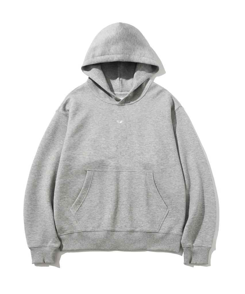 Original Embroidered Logo Hoodie Gray