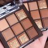 9 Colors Chocolate Eye Shadow Palette Pearly Matte Earth Color Eyeshadow Pallete Shiny Sequins Eye Pigments Lasting Makeup