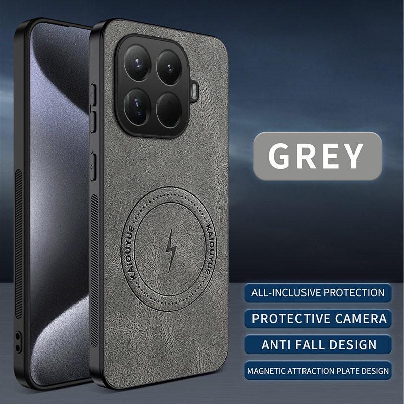 Xiaomi 15T/Mi 14T Pro Leather Silicone Magnetic Buckle Case – Unisex Full Coverage Drop Protection