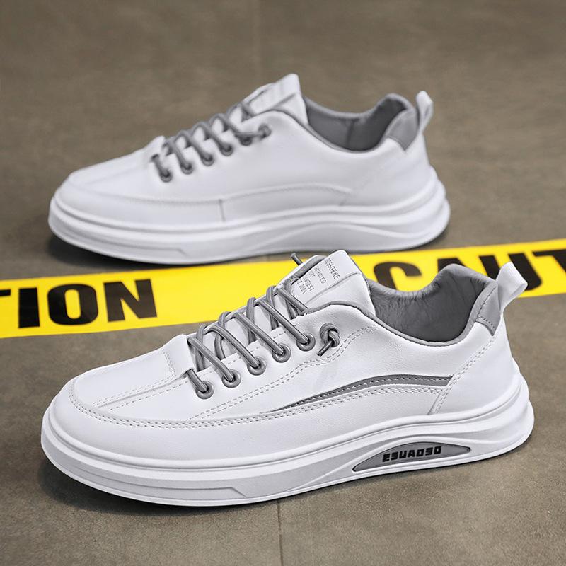 Autumn Men'S Board Shoes Fashion Mesh Breathable Low-Top Color Matching Student Sports Leisure Internet Celebrity Tide Shoes