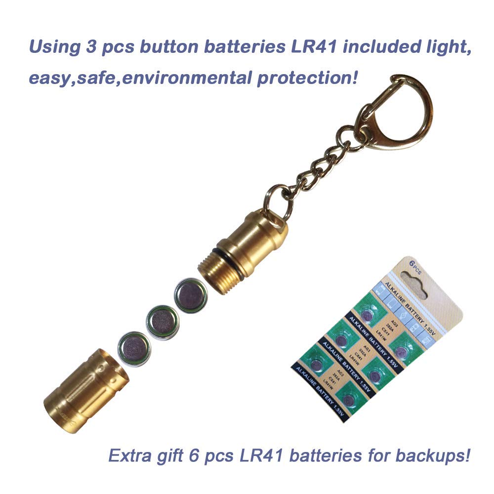 mini keychain lifelong waterproof keychain light for children emergency flashlight for emergency and a great gift Ultra-compact flashlight,