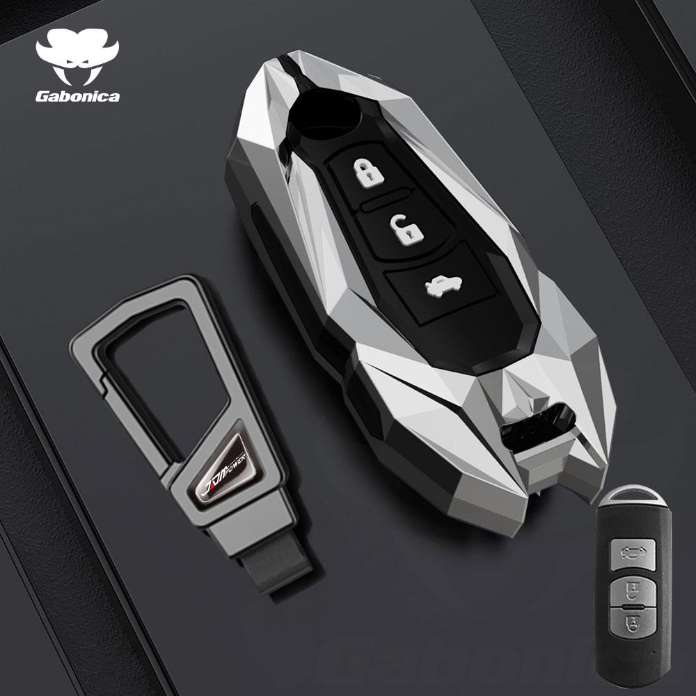 New 2 3 Buttons Zinc Alloy Car Key Fob Case Cover For Mazda 2 3 6 Atenza Axela Demio Cx30 Cx-4 Cx-5 Cx5 Cx-3 Cx7 Cx8 Cx-8 Cx-9