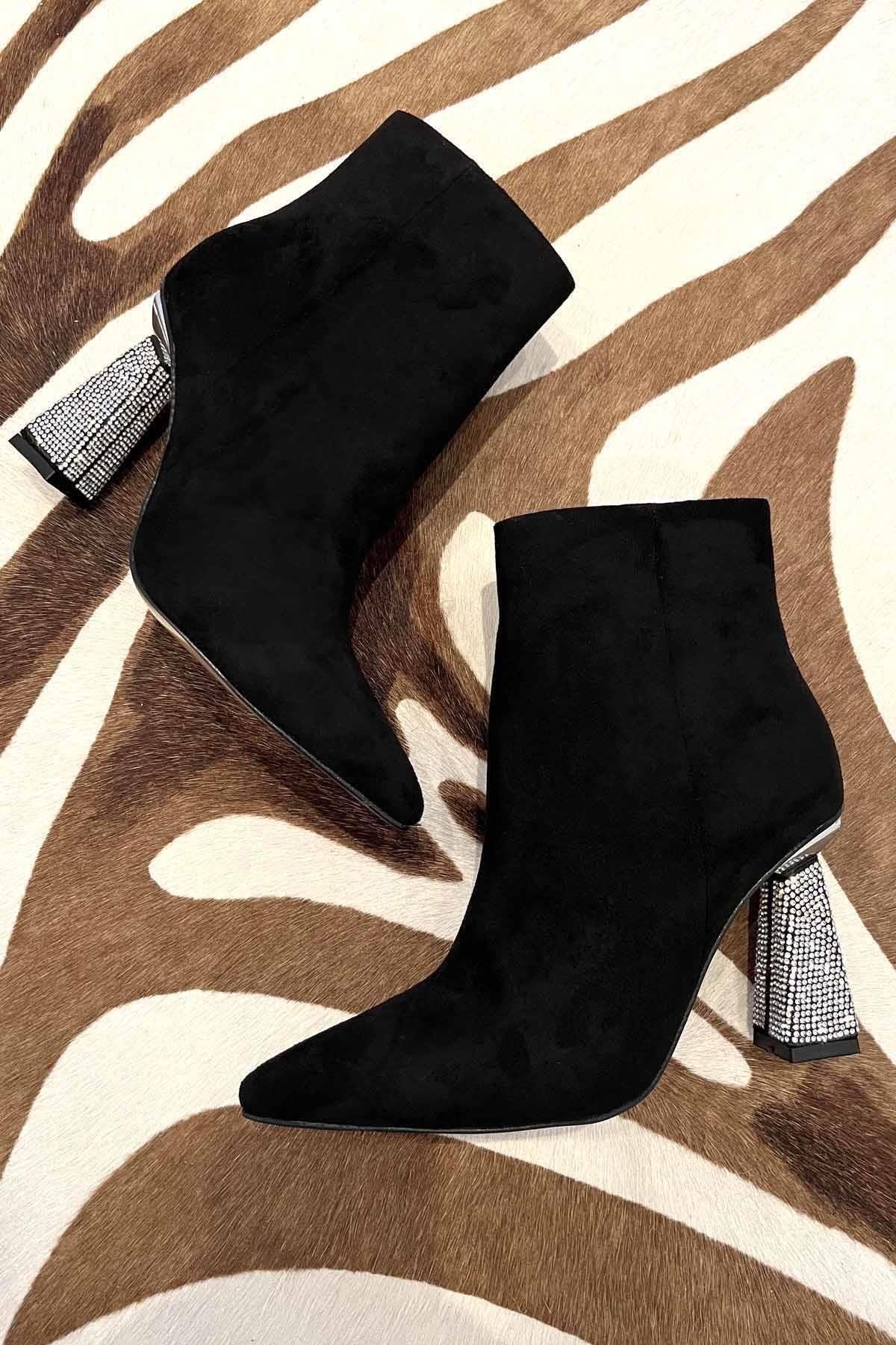 

Женские современные стильные модные черные замшевые женские ботинки и ботильоны 36