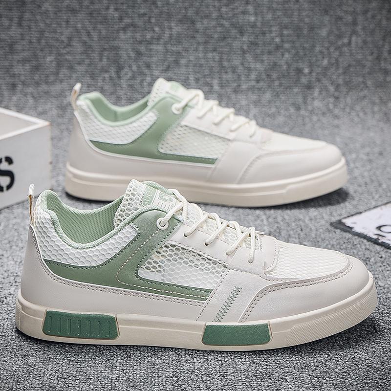 

2024 Дышащая износостойкая повседневная модная комфортная легкая мужская обувь 39 зелёный