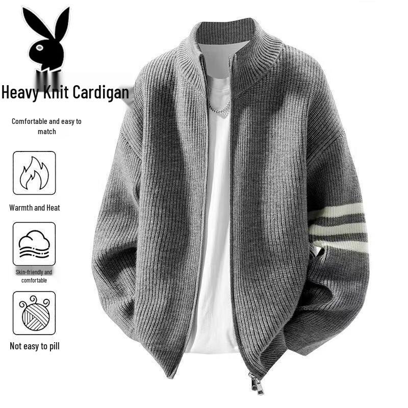 PLAYBOY Men's Autumn/Winter Knitted Cardigan