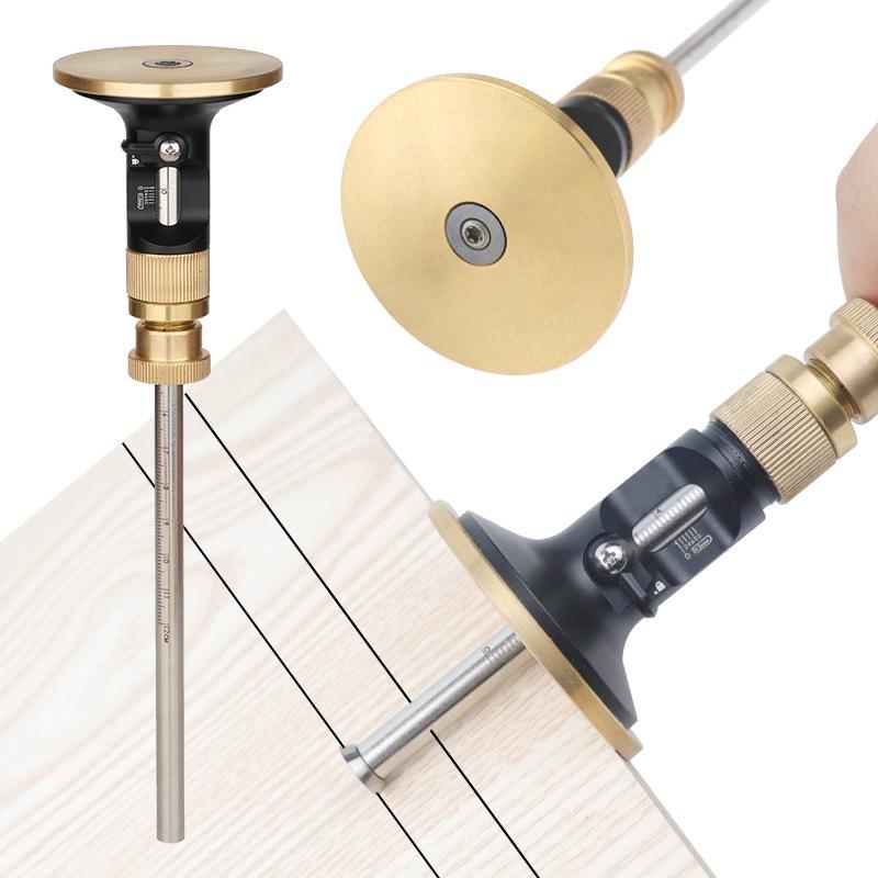 European Woodworking Marking Gauge with Carbide Blade and Fine-Tuning Capability