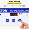 0.8L Ultrasonic Cleaners Digital Heater Timer for Cleaning Jewelry Cleaning Eyeglass 35W Stainless Steel for Commercial Personal Home Use