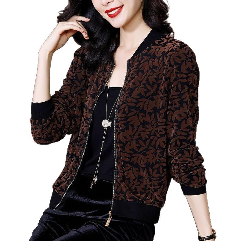 Women's Plus Size Chiffon UV Protection Baseball Jacket - Versatile Long-Sleeve for Spring/Summer