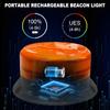 AnTom Remote Control Wireless Strobe Lights, Waterproof Rechargeable LED Battery Powered Beacon Light With Strong Magnetic Base, Vehicle Emergency