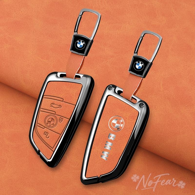 Zinc alloy Car Remote Key Case Cover Shell Protector For BMW F20 G20 G30 X1 X3 X4 X5 G05 X6 X7 G11 F15 F16 G01 G02 Car stickers FC3