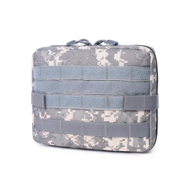 Sacoche Tactique MOLLE En Nylon 1000D – étanche, 22,9 X 15 X 3,8 Cm, Pour Camping, Rando, Ceinture Ou Gilet