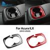 Real Soft Carbon Fiber Sticker for Acura ILX 2013 2014 2015 2016 2017 2018 2019 2020 2021 2022 LHD RHD Car Water Cup Holder Trim