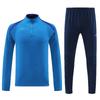 Student Team Half Zipper Long Sleeve Suit Football Training Suit Club Quick Drying Football Jersey Breathable