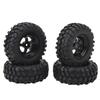 4pcs 1.9in RC Wheel Rims Tires Set For 1 10 RC Crawler Car Universal RC Crawler Wheel Rims Rubber Tires RC Accessories