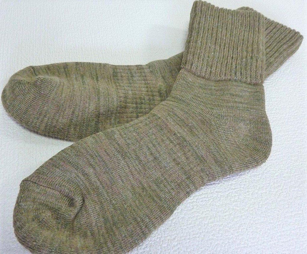 Flauschiges Set Farbe pro Dicke Socken mit Antibakteriell und Frotteestrick Made in Japan [5 Sinne] Socken, 4 Paar (Eine Packung), Geruchshemmende Sohlen,