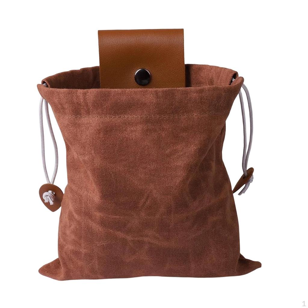 Canvas Drawstring Bag for Fruit Picking, Versatile, Attaches to A Belt, Ideal Picking