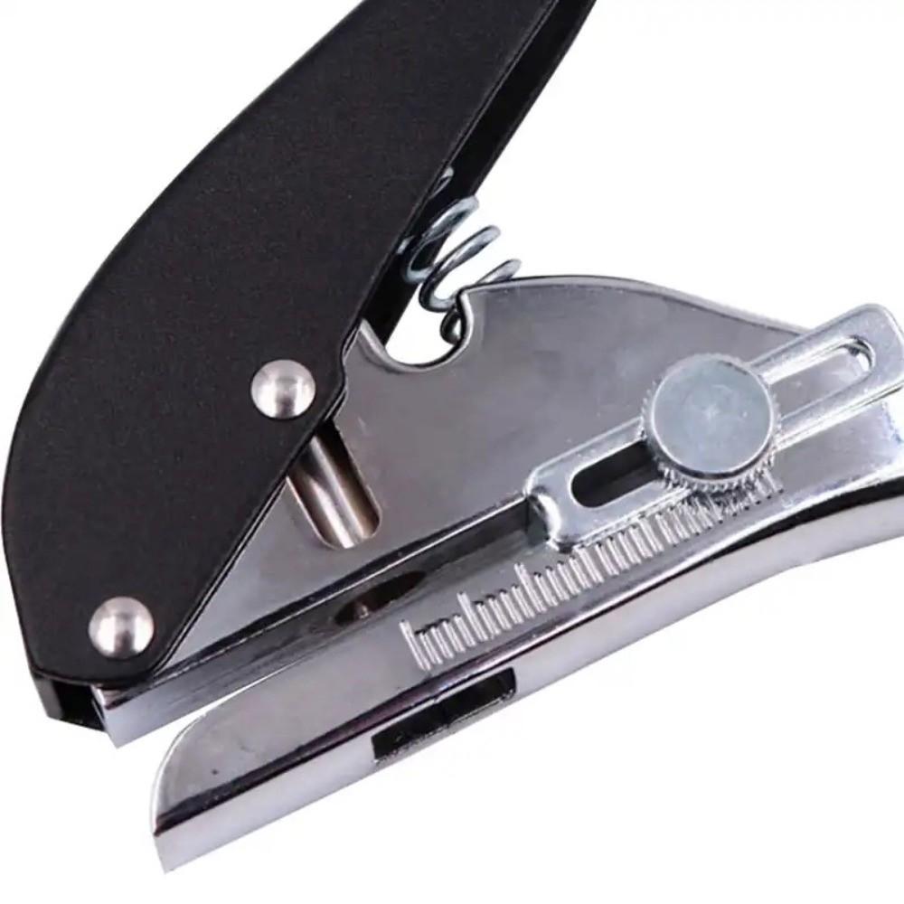 Spring-Loaded Carpentry Single Hole Puncher Edge Band Punching Tool For Wooden