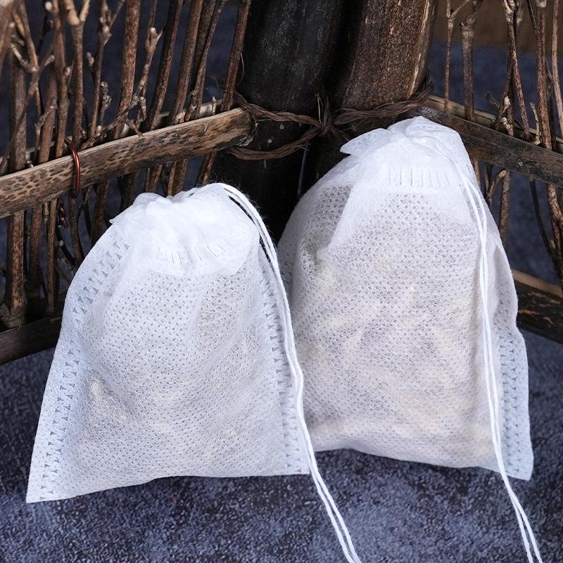 100-Pack Disposable Non-Woven Fabric Filter Tea Bags for Chinese Medicine and Spice Separation