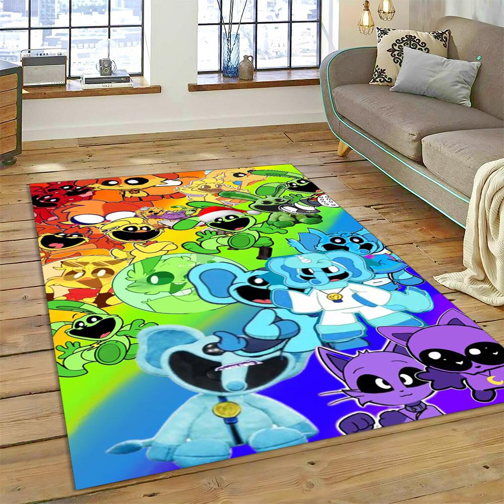 27 Style New Cute S-Smiling C-Critters Catnap Craftycorn Cartoon Carpet Rug for Living Room Bedroom Home Sofa,Non-slip Floor Mat