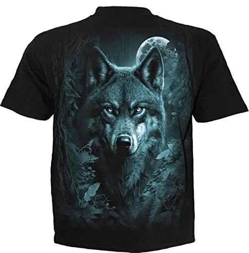 Spiral - FOREST GUARDIANS (Unisex Black Short Sleeve T-Shirts) Medium M