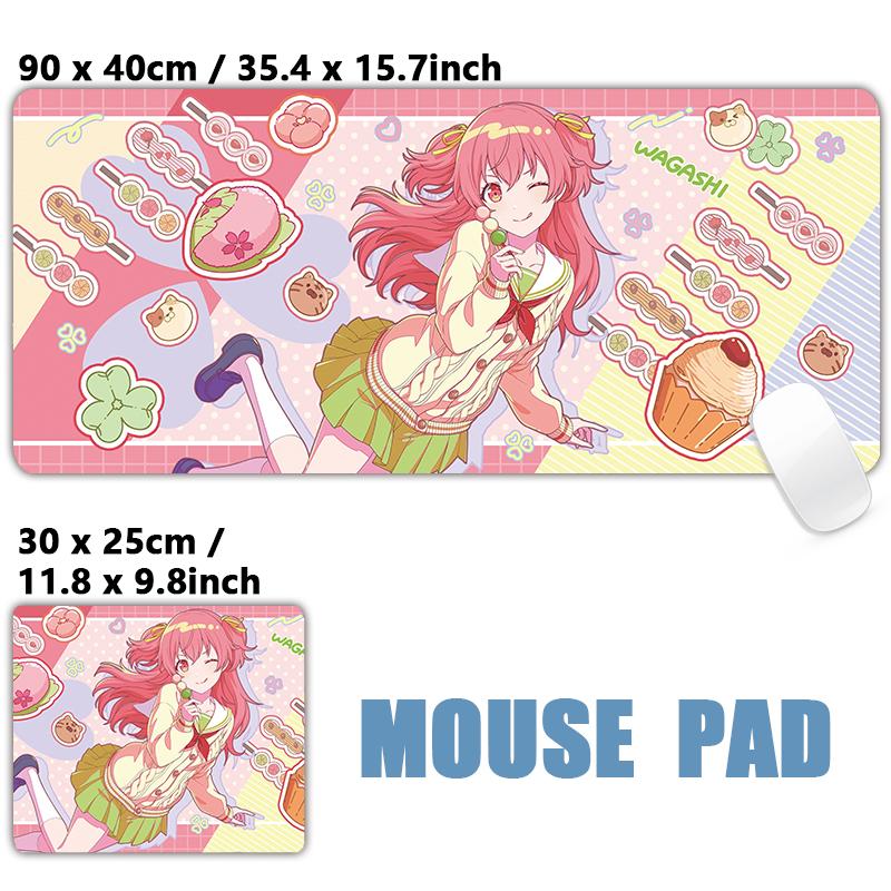 Project Sekai Geburtstag Voller Charakter 25-ji Nightcord de PJSK Mauspads Tischmatten Gaming XXL Anime Mauspads Tastatur Desktop Matten