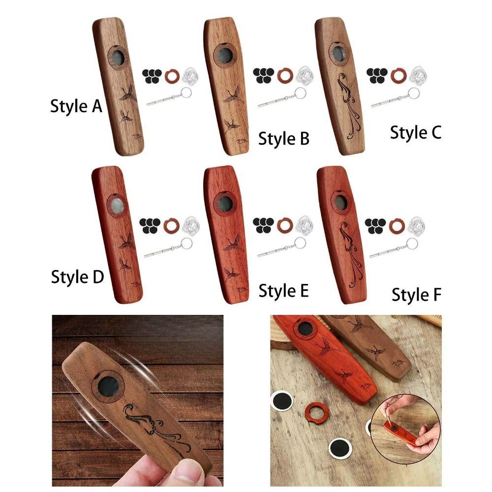 Portable Wind Instrument Creative Musical Instruments Flutes Accompaniment Kazoo Beginners