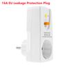 EU Gfci Leakproof Plug Circuit Breaker Personal Safety Protection Plug 16A Is Suitable for Household Equipment Tools Outdoor