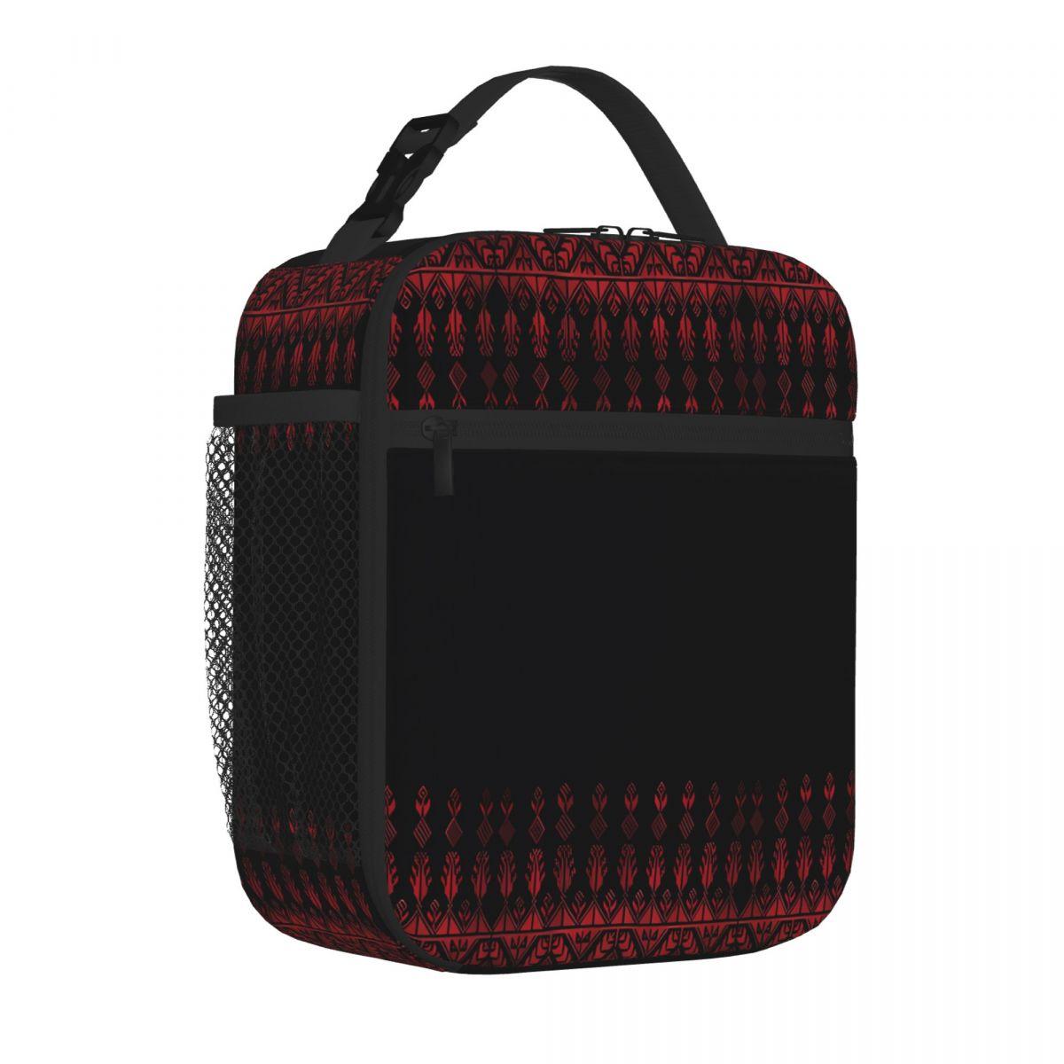 Bestselling Palestinian Women Doing Palestinian Embroidery Tropical Insulated Tote Preschool Lunch Snack Bag One Size