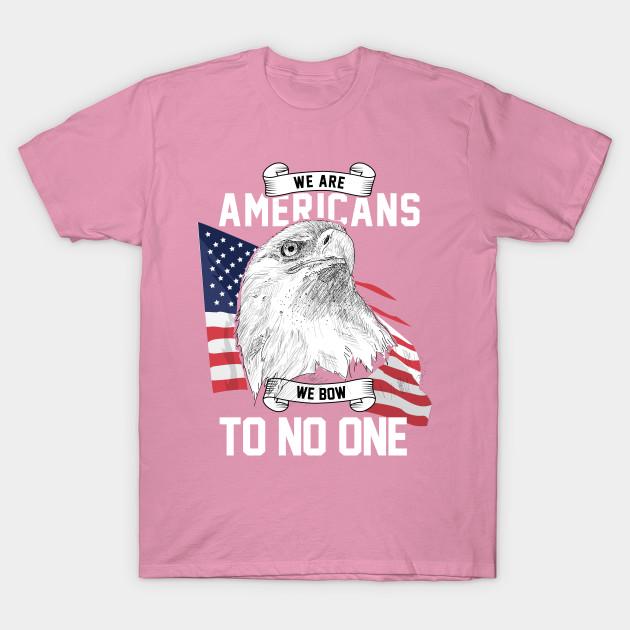 T Shirt Women We Are Americans We Bow To No One Harajuku Print Kawaii Tshirt Summer Short Sleeve Female T-Shirt Top Tee