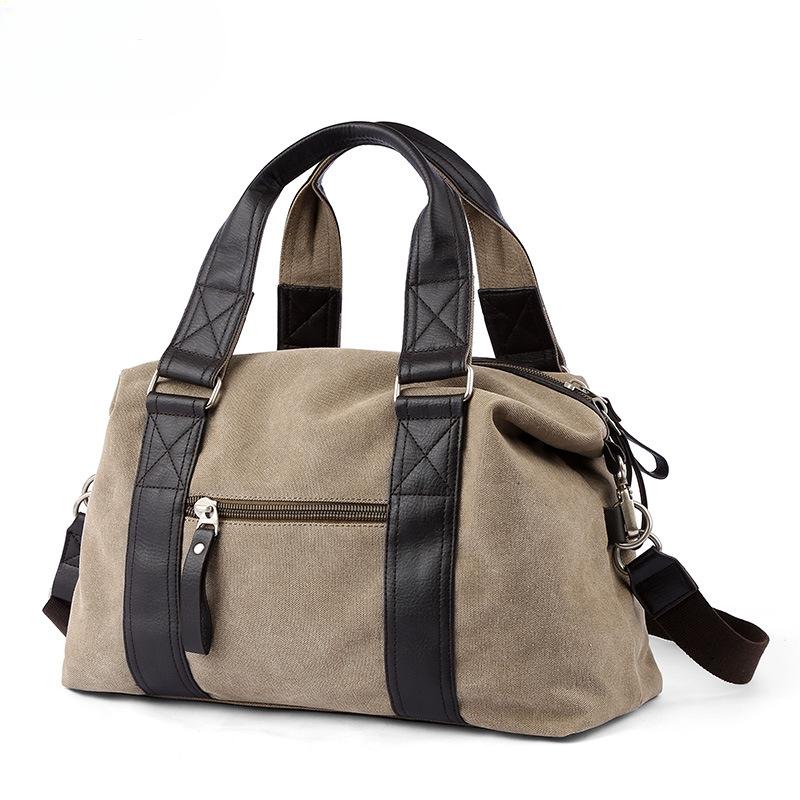 Herrentasche, Canvas-Tasche, Britische Canvas-Reisetasche, Ein-Schulter-Umhängetasche, Lässige Herrentasche