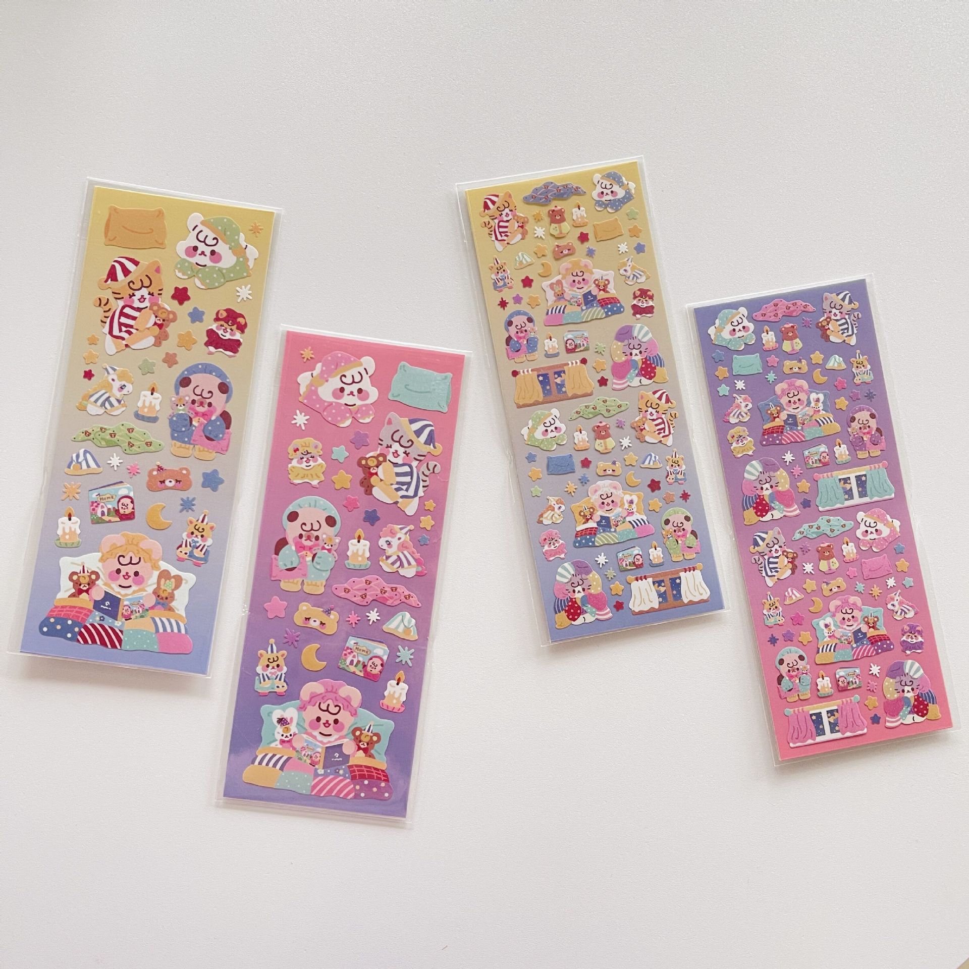 Милый мультфильм Декоративная лазерная наклейка INS Gooka Декоративная наклейка — фото 3