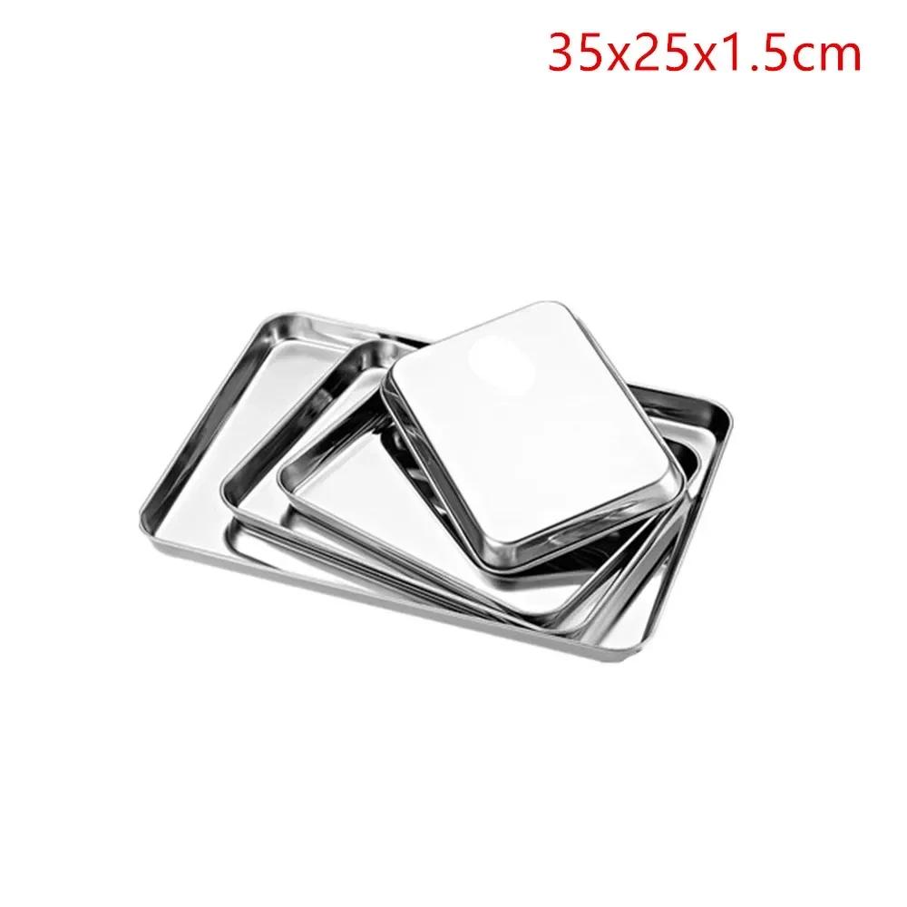 

Выпечка тортов Противни для хранения кондитерских изделий Блюдо из нержавеющей стали для вареных сосисок Прямоугольная тарелка для фруктов Ресторан Отель Формы для хлеба