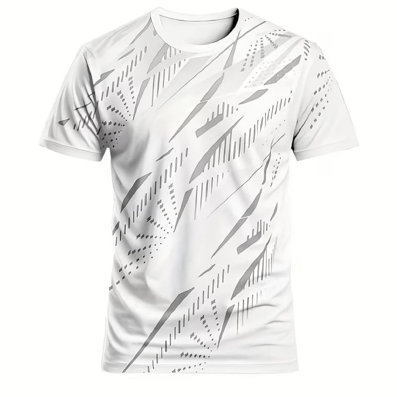 

Men s Retro 3D Graphic Print T-Shirt - Perfect for Daily Wear and Vacation S