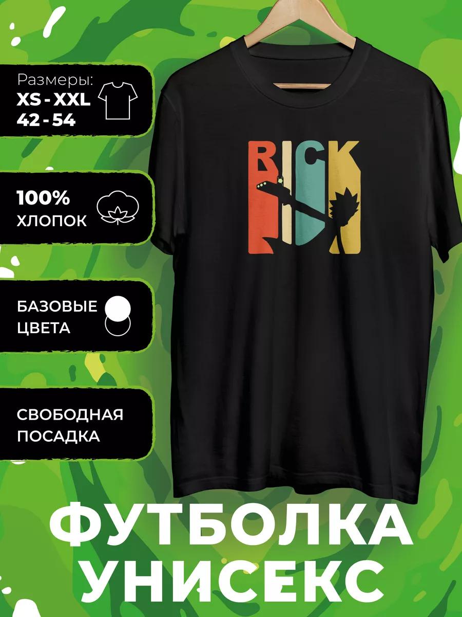 

Футболка с принтом Рик и Морти S