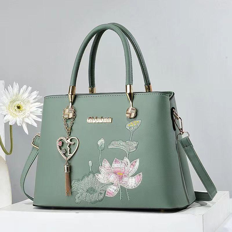 Atmospheric dignified bag wind lotus handbag quality shoulder bag messenger bag