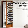 10 Tier Clear Over the Door Shoe Organizer 10 Large Deep Pockets Fit 20