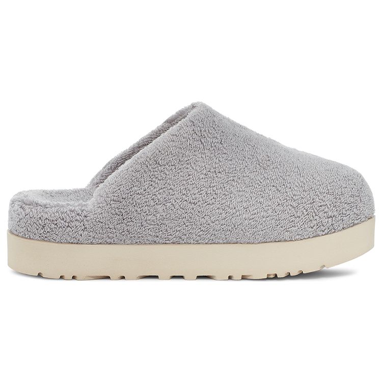 UGG Fabric Check Velvet Slippers Women Slippers Metallic-Gray 1126386-MGR