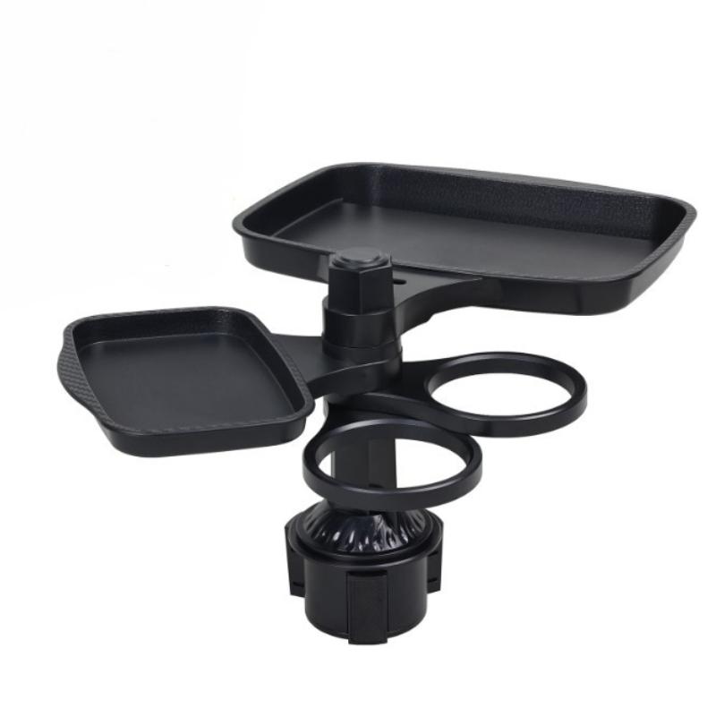 

Новый подстаканник-поднос для автомобиля-расширитель-3 в 1 съемный поднос-столик для еды с прочным основанием-необходимые аксессуары для путешествий