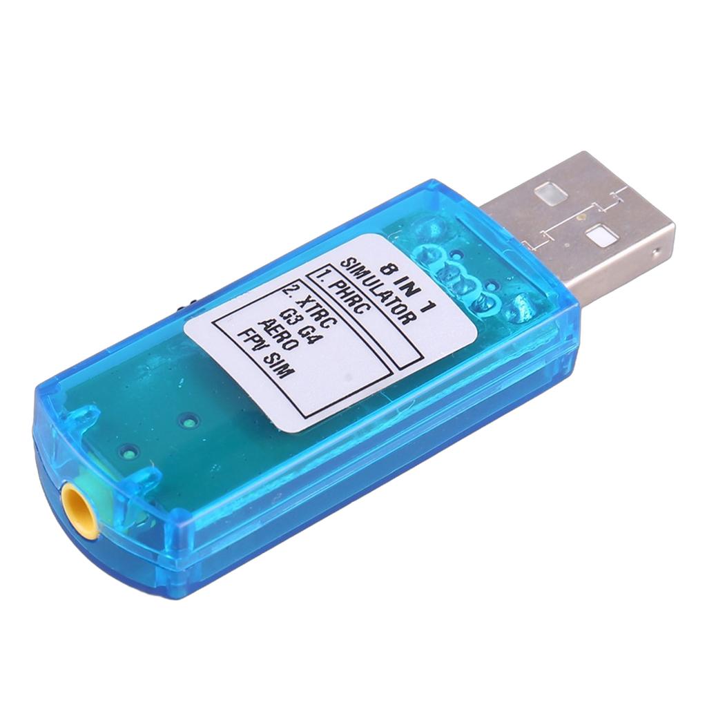 1 USB Flight Simulators FPVs Aircraft Helicopter Controllers with Cable for Learning & Practicing Flying Skill