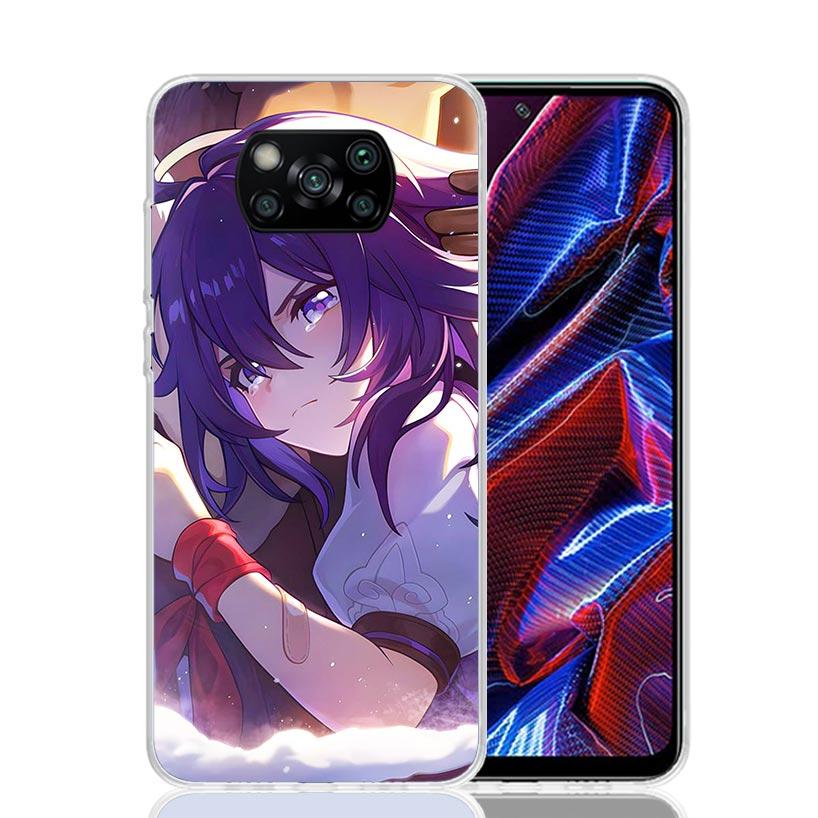 Honkai Star Rail Seele Phone Case For Xiaomi Poco X7 X6 X5 Pro F7 Ultra Redmi 15C 15 13 13C 12 12C 10 10A 10C 9 9A 9C 9T Cover P