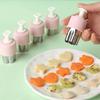 JINGRX Baby Food & Cookie Cutter Press Set