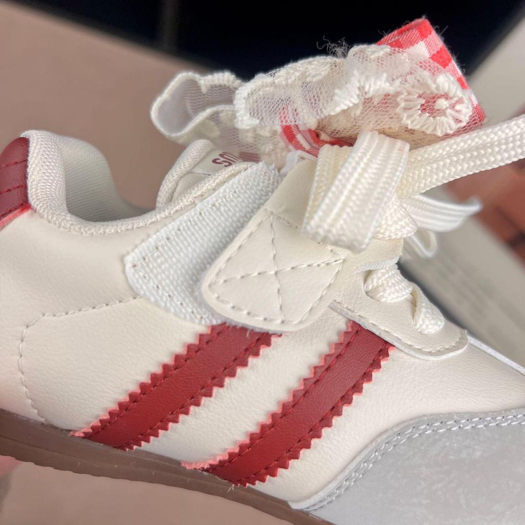 Girls' Spring 2026 Soft Sole Sports Shoes - Comfortable Casual Kids' White Trainers