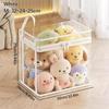 Transparent Doll Storage Bag With Zipper Plush Toy Storage Bag Durable Clear Storage Case