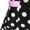 Kitchen Apron Retro Style Ruffled Dots Apron Cute Apron Women's Sexy Chef Apron Adult Apron with Pockets