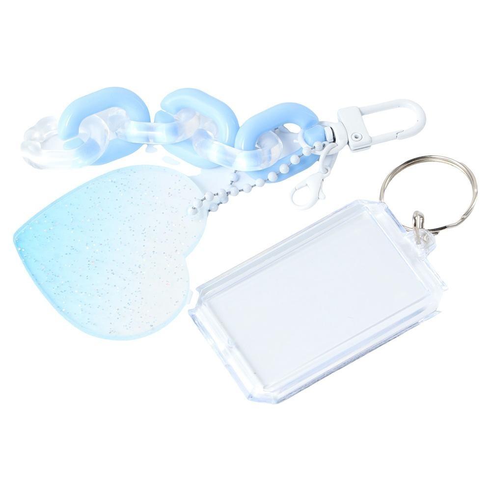 Card Case Collect Idol Photo Sleeves Card Sleeves Photocard Holder Keychain ID Holder Pendant